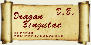 Dragan Bingulac vizit kartica